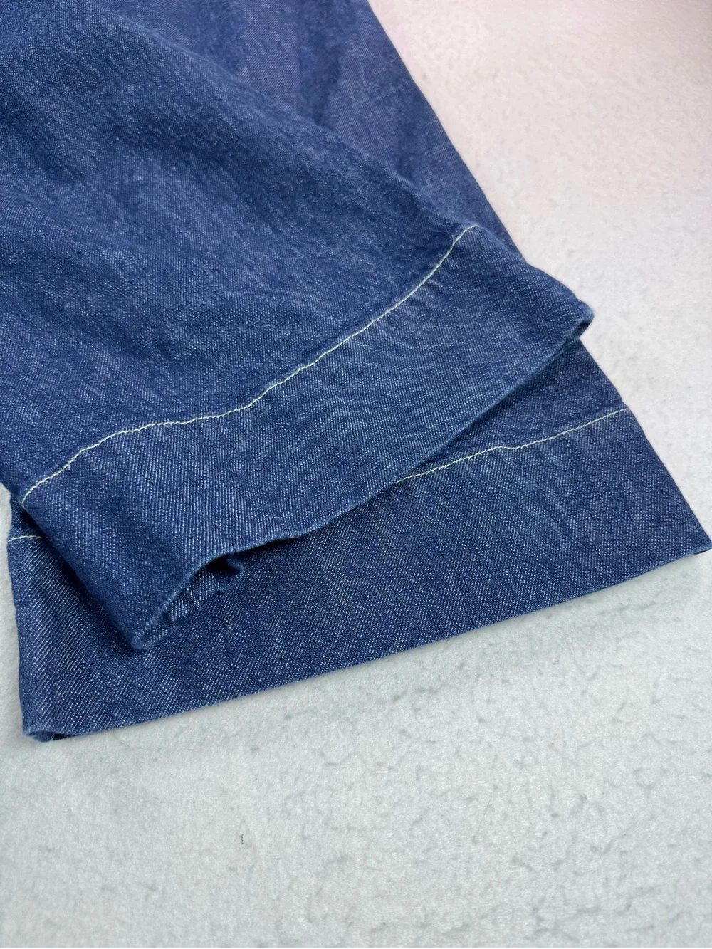 Joe’s Jeans Wide Leg Denim Trouser Pants Women’s 30 Dark Wash Cropped‎
